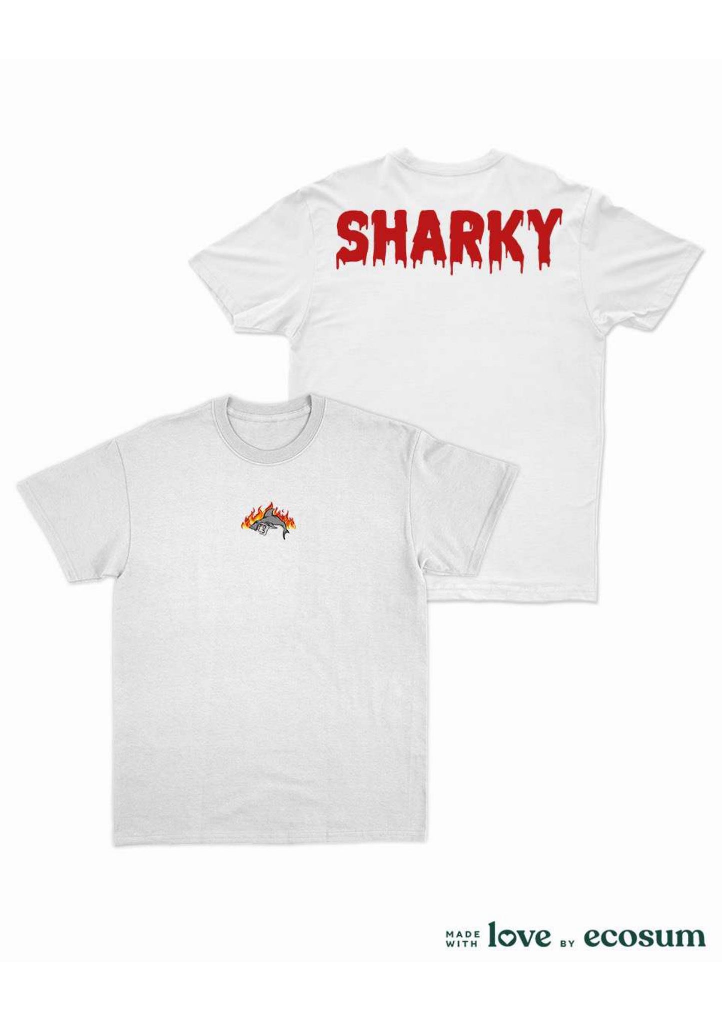 T-shirt Sharky - front&back