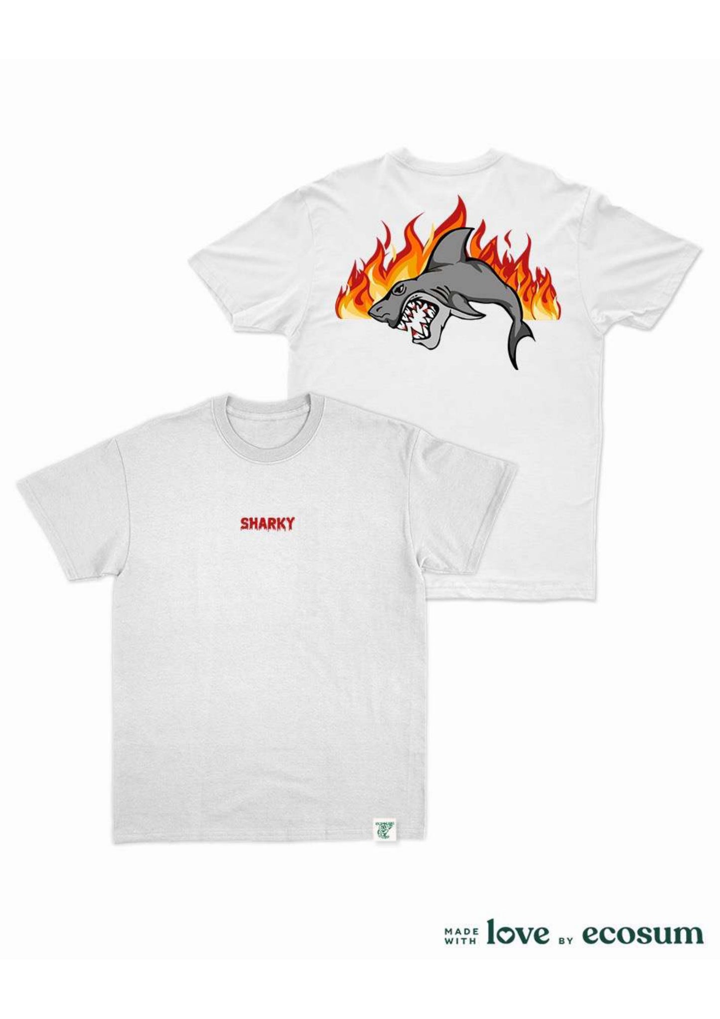 T-shirt Sharky - back&front