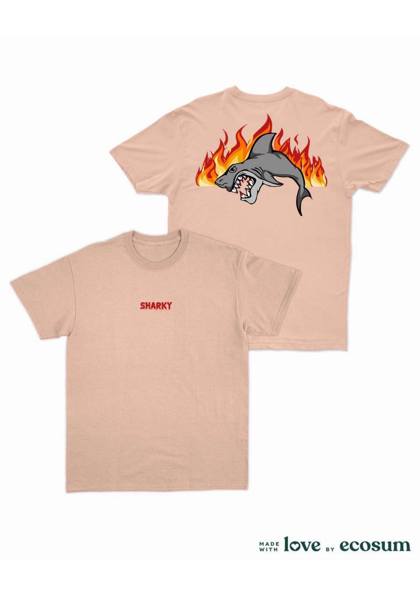 T-shirt Sharky - back&front